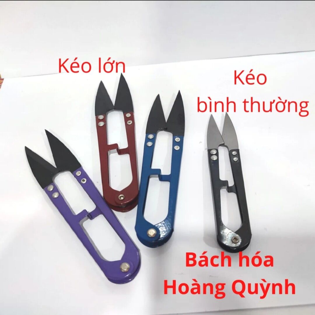 kéo bấm  cắt chỉ loại LỚN  lưỡi thép