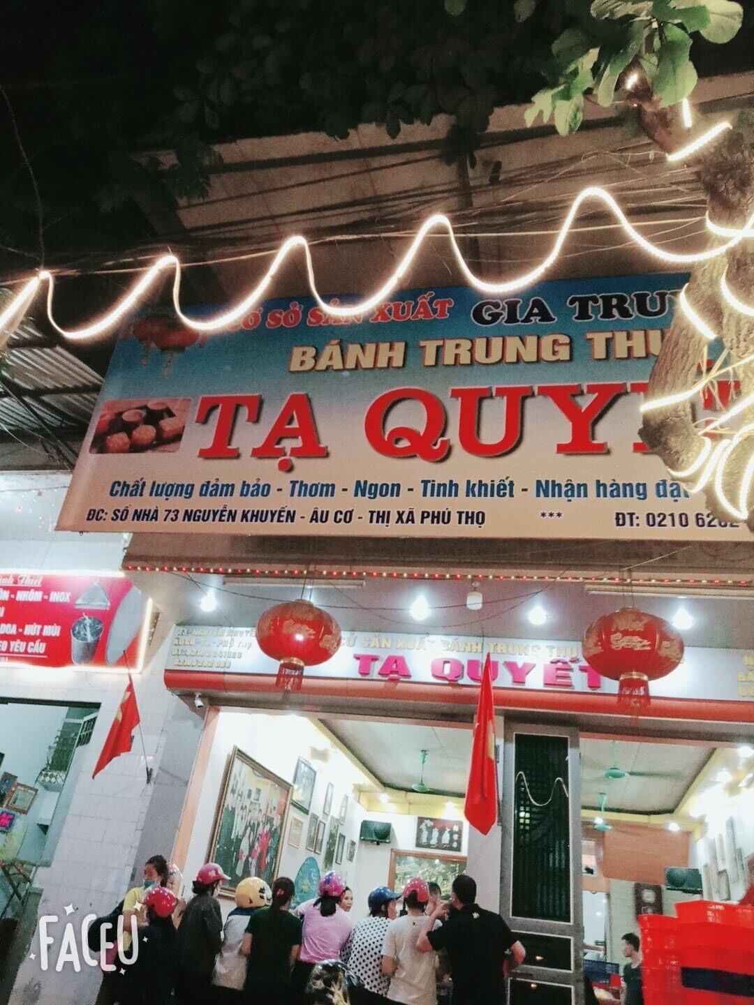 BÁNH TRUNG THU TẠ QUYẾT THỊ XÃ PHÚ THỌ