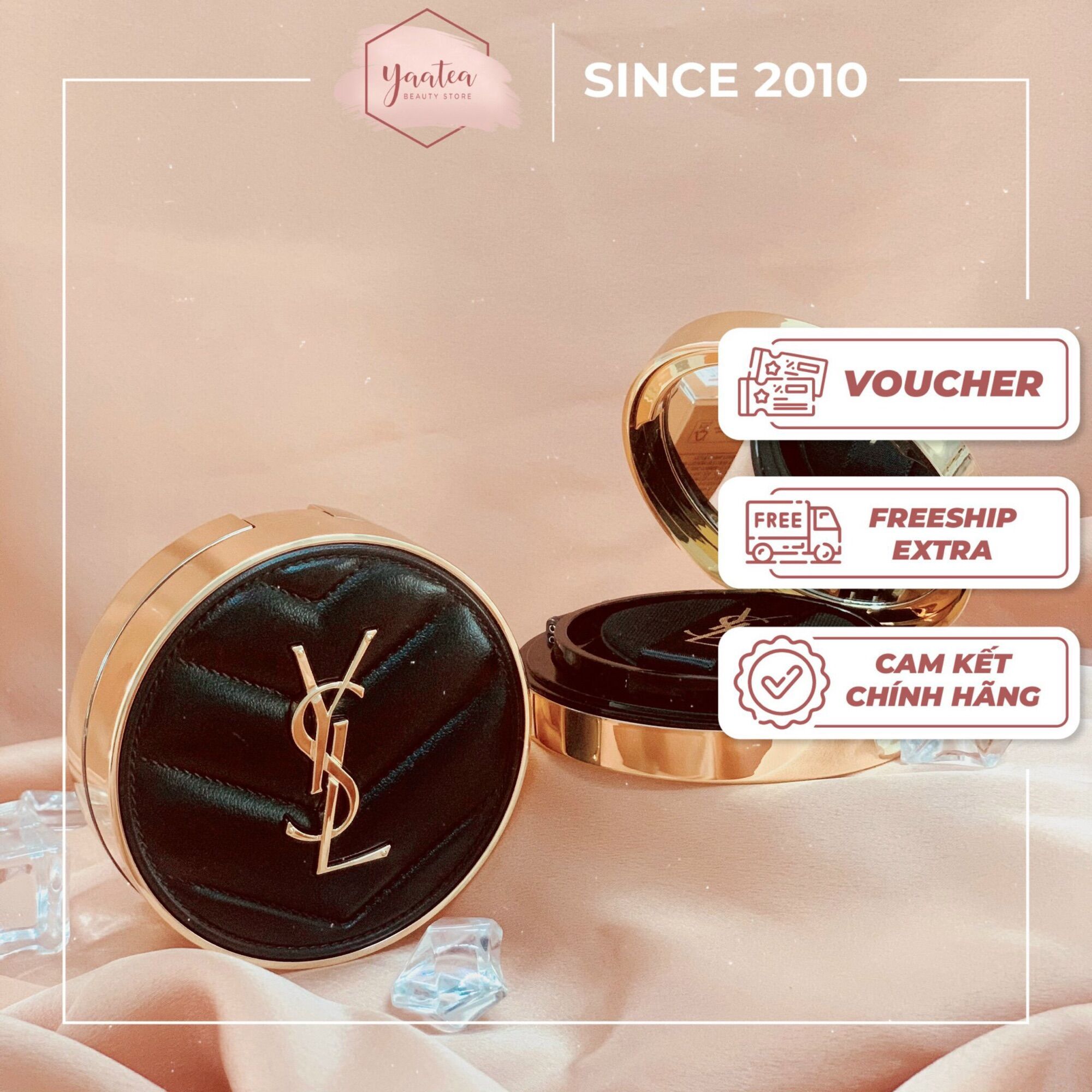 Cushion ysl bản vỏ da limited siêu sang chảnh