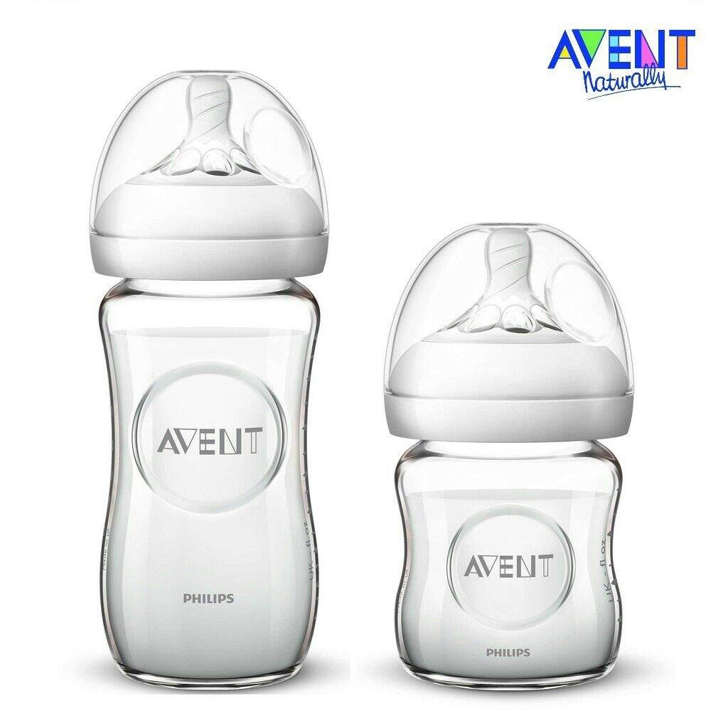 Bình sữa Philips Avent Natural thủy tinh 240ml chính hãng cho be