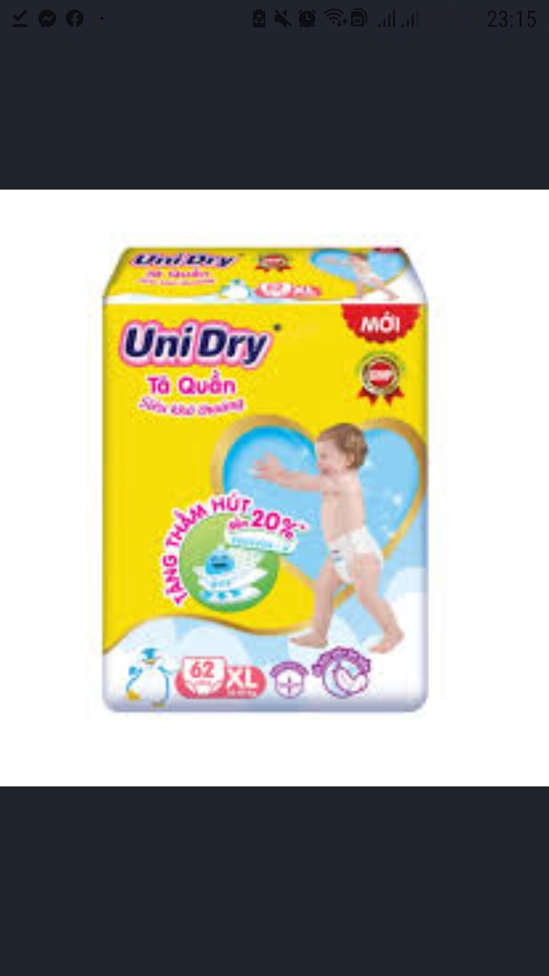 Tã quần unidry m74/l68/xl62/xxl56