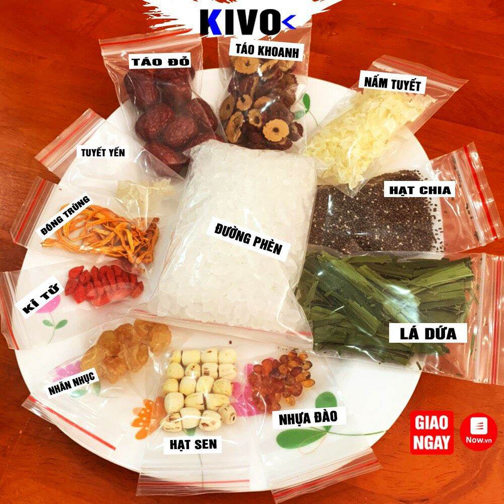 [HCM]Combo Set Chè Tuyết Yến dưỡng nhan