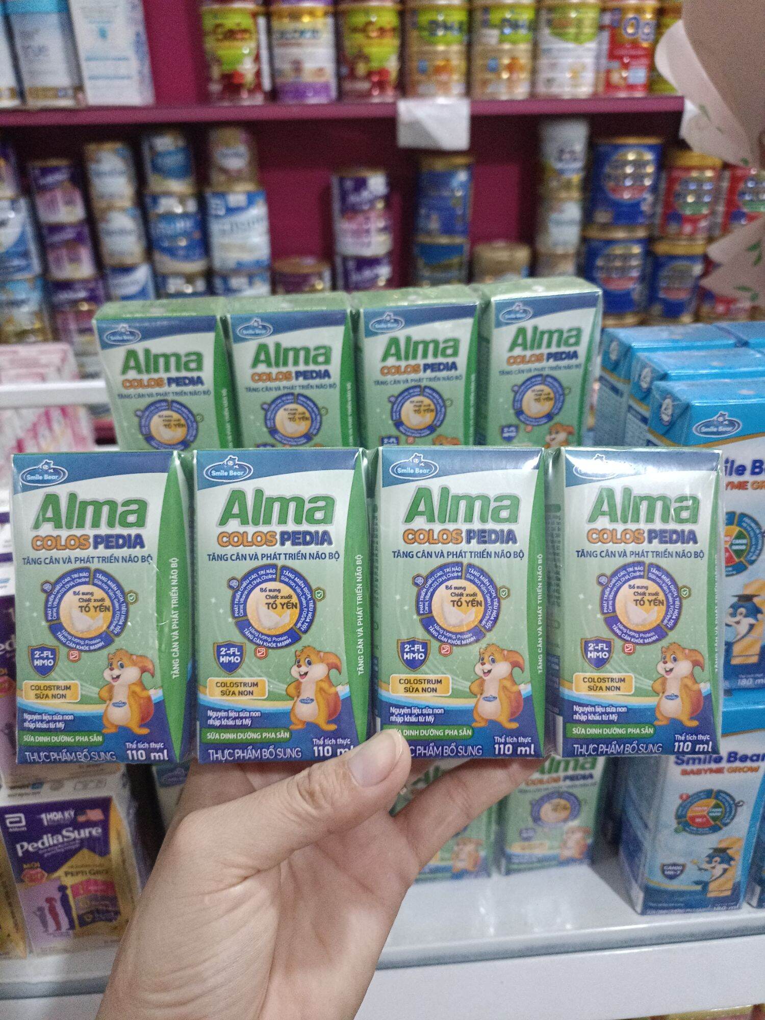 Sữa bột pha sẵn alma pedia 48 hộp x 110ml