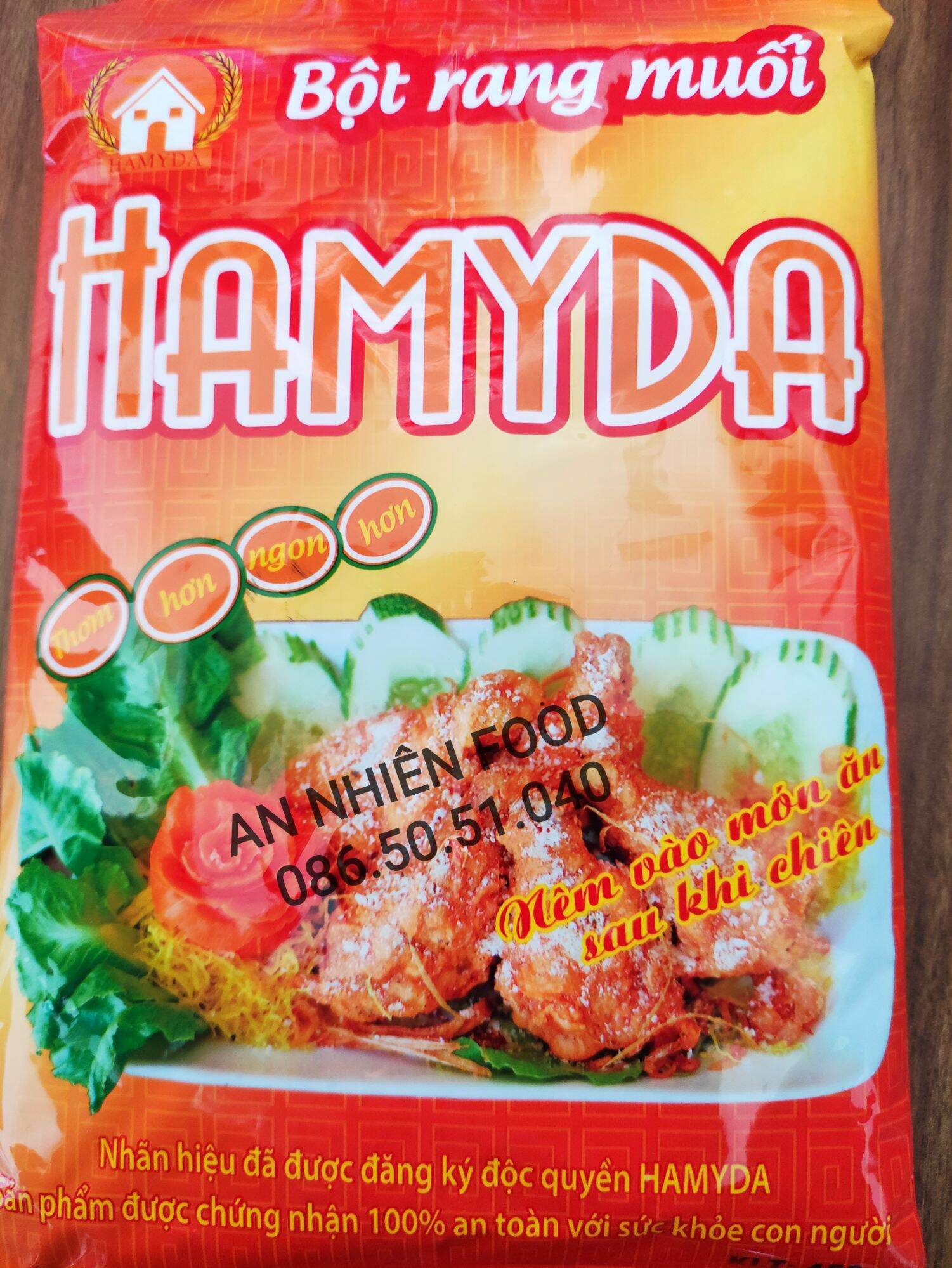 Bột Rang Muối Hiệu Hamyda Túi 450gram
