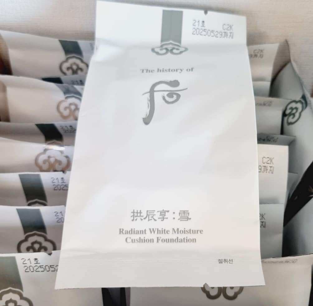 Lõi Phấn Nước Thay Thế Whoo Dưỡng Trắng Chống Lão Hóa Spf50+/Pa+++