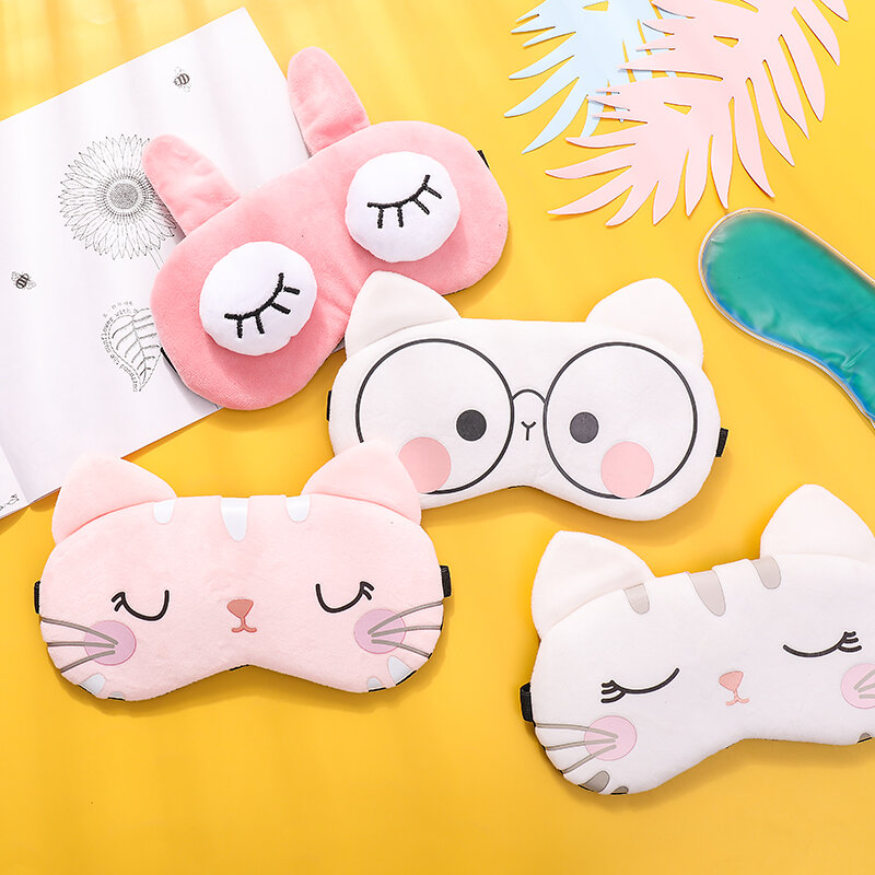 Bịt mắt hoạt hình thiếu nữ đáng yêu bịt mắt ngủ ngủ mát lạnh bịt mắt học sinh nam nữ bịt mắt thoáng khí