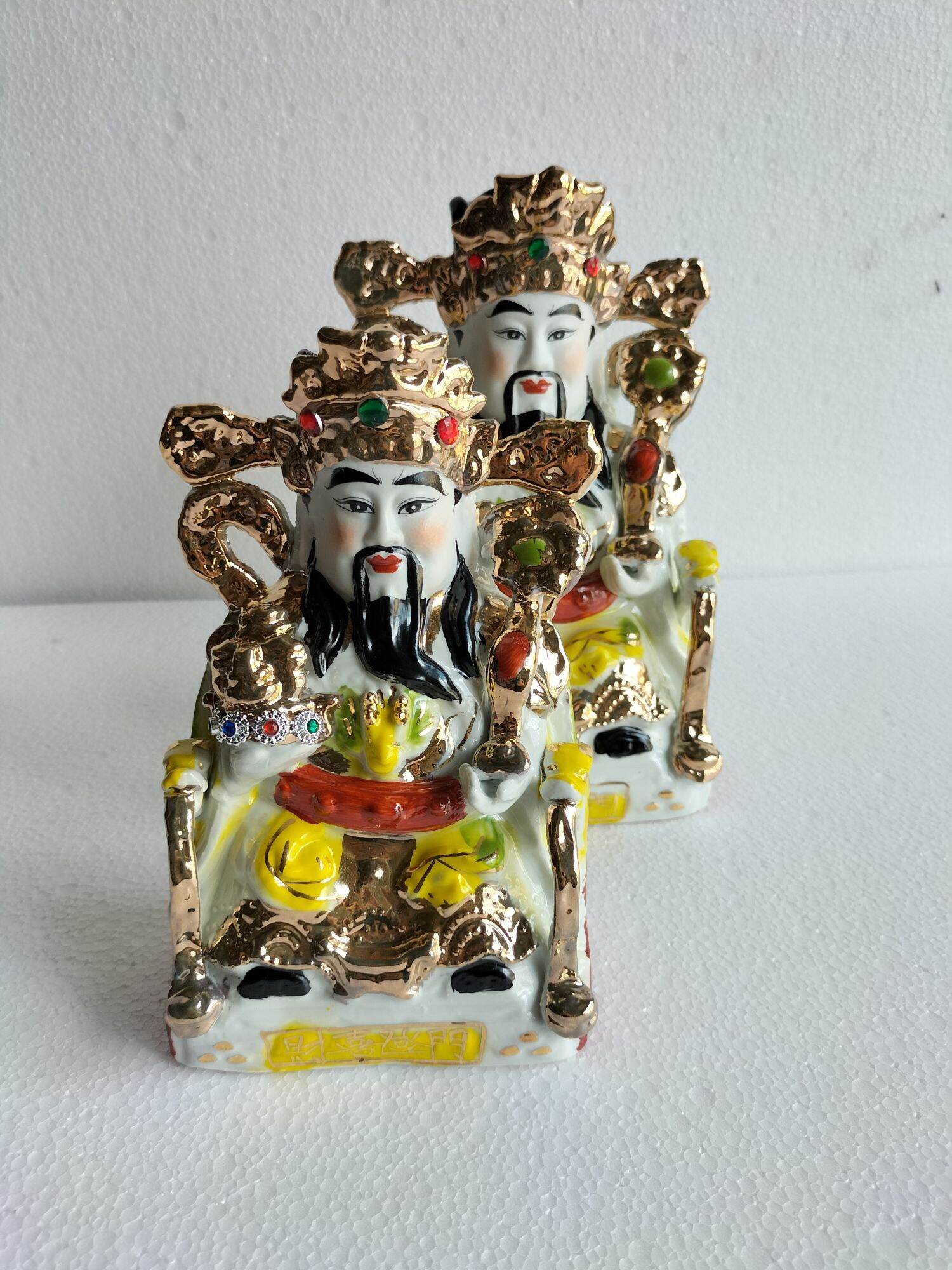 Tượng thờ ông thần tiền , gốm sứ bát tràng, Tượng Thần Tiền đặt bàn thờ Thần Tài Thổ Địa gốm sứ cao cấp