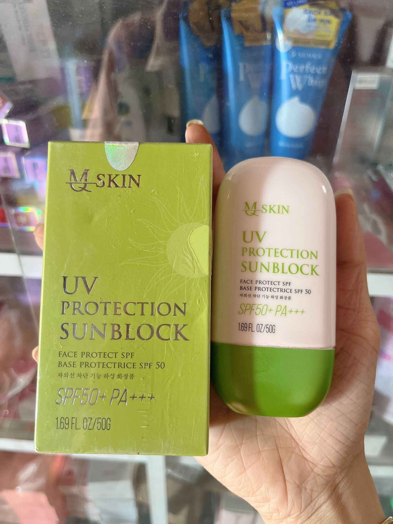 Kem chống nắng MQ Skin Spf 50 Pa+++