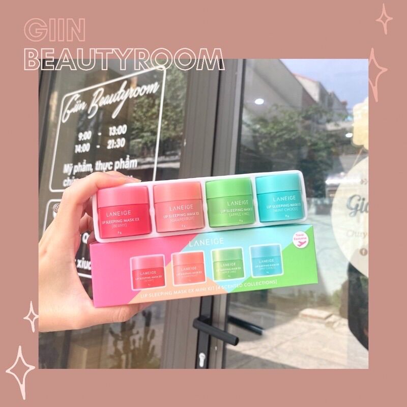 Set mặt nạ môi Laneige