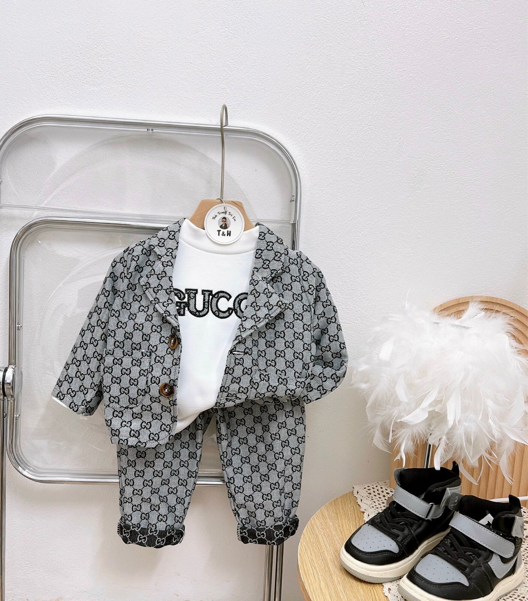 Set bộ vest 3 chi tiết cho bé trai