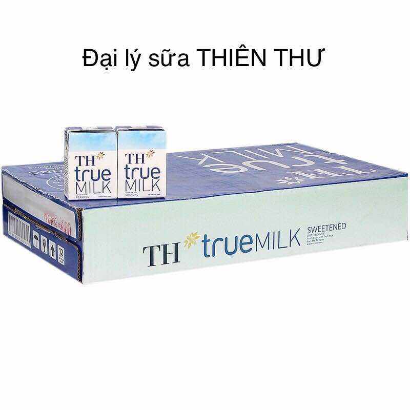 Thùng 48 hộp sữa TH TRUE MILK có đường 110ml