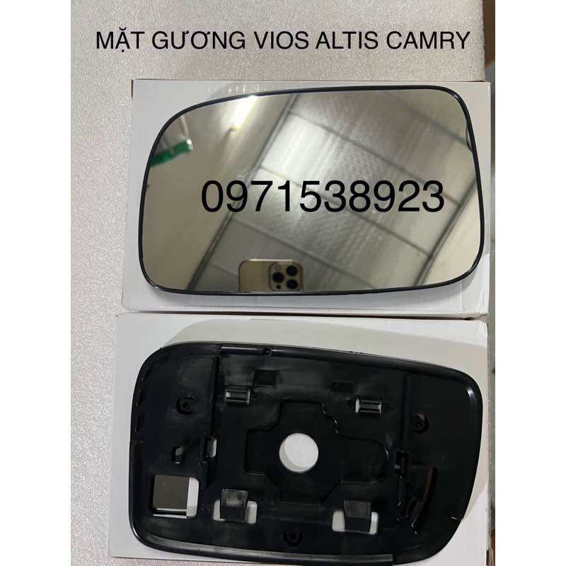 2 mặt gương chiếu hậu toyota vios 2003-2007. altis 2002-2006. camry 2003-2006