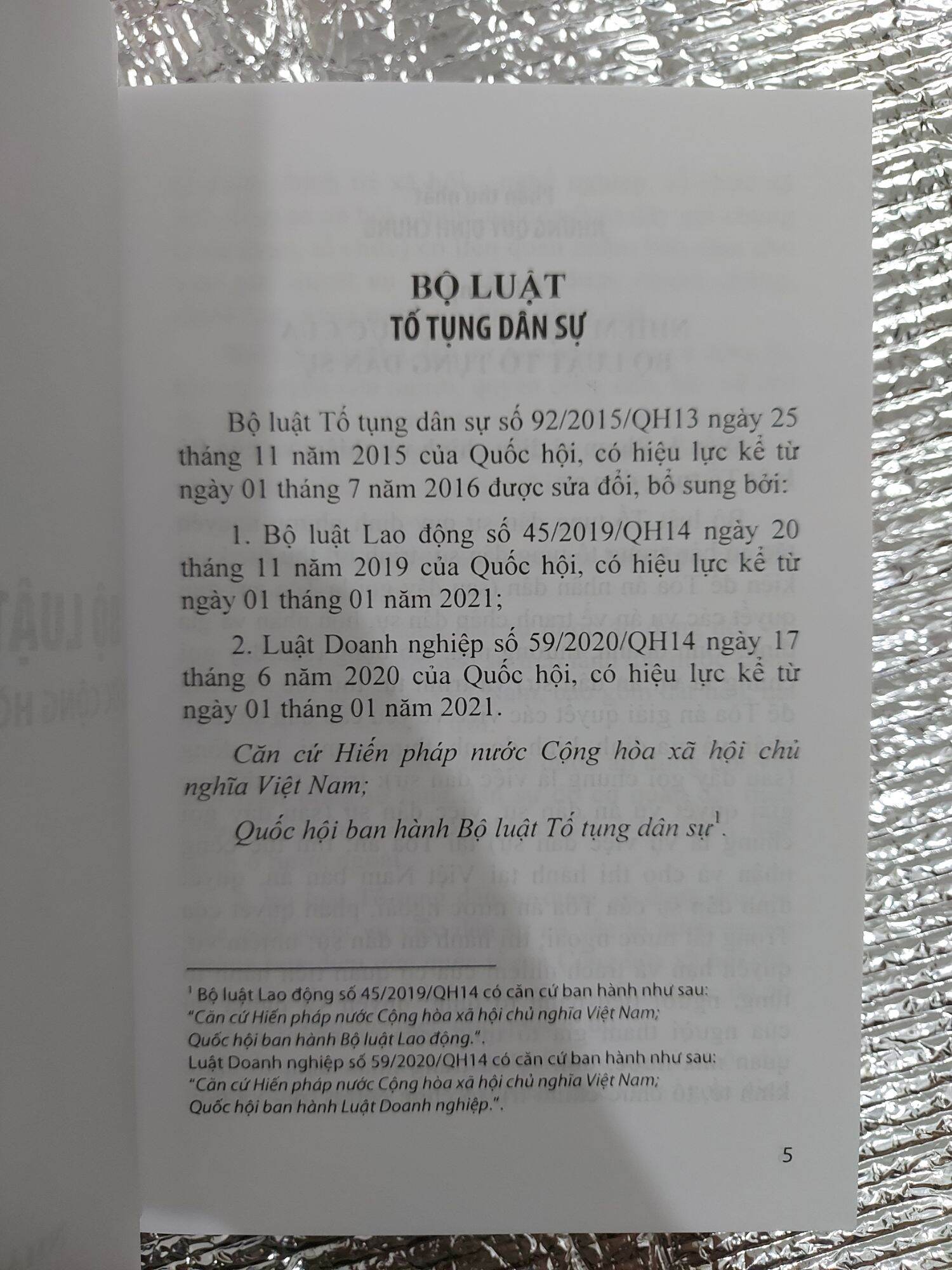 Bộ Luật Tố Tụng Dân Sự