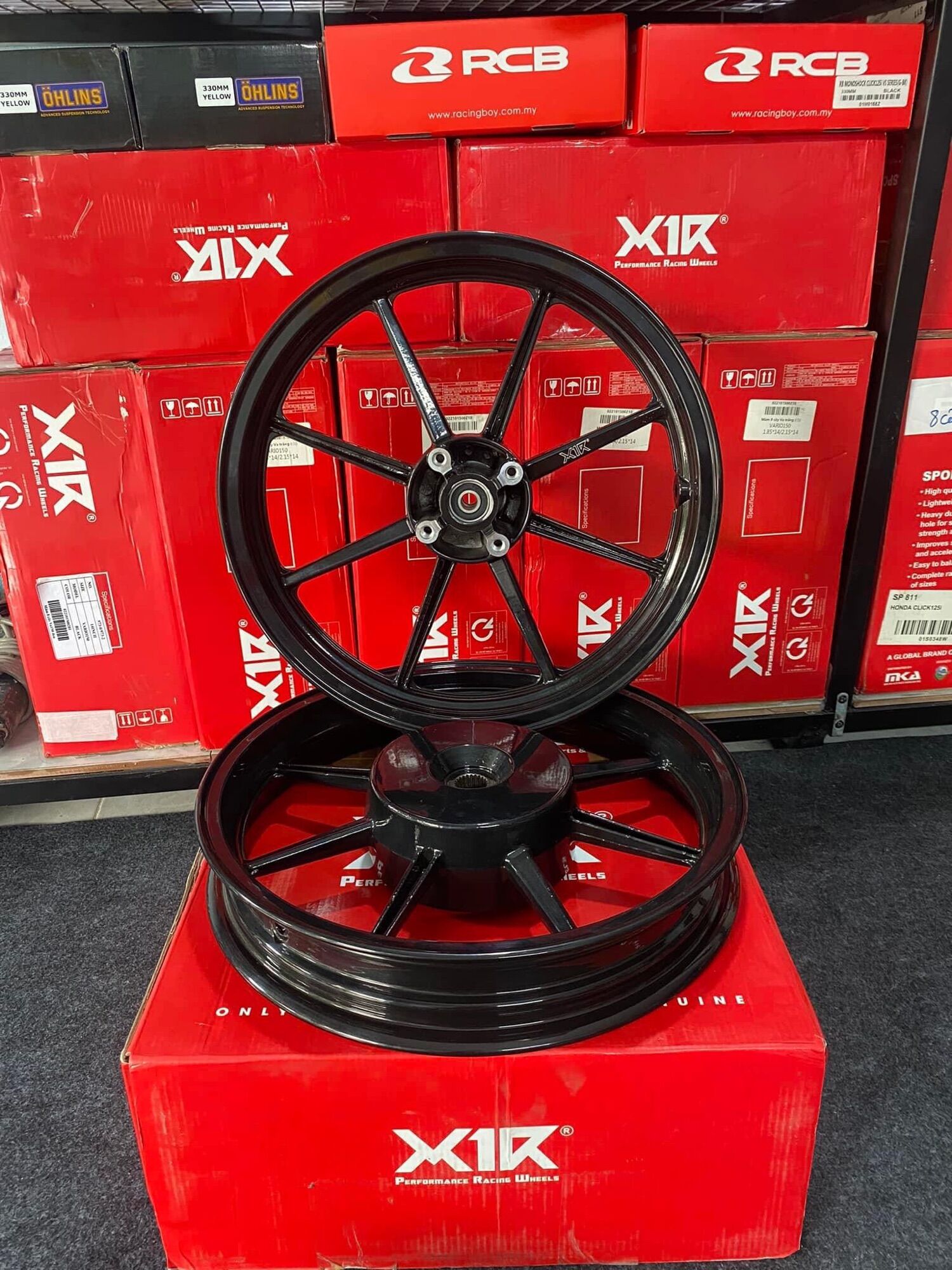 Mâm 8 cây x1r gắn vario/click lắp như zin
