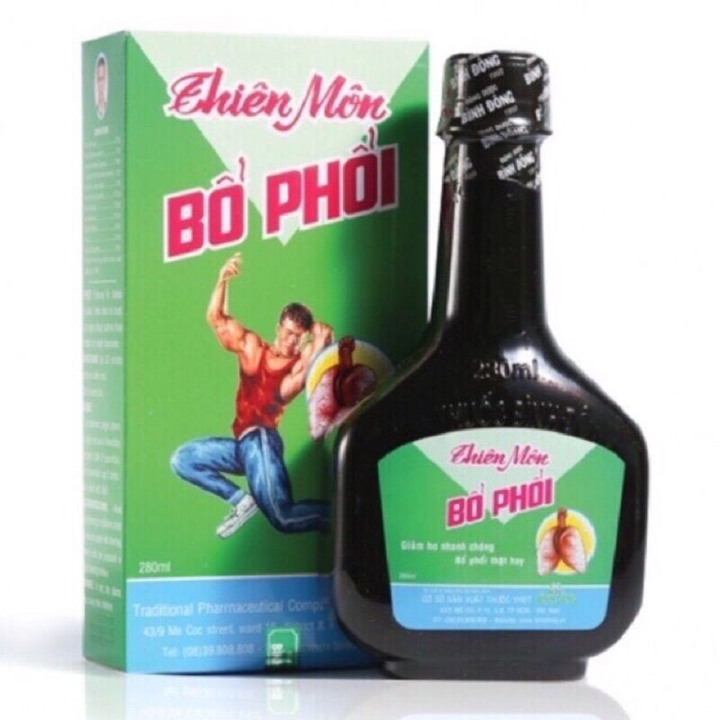 Siro ho thiên môn bổ phổi chai 280ml