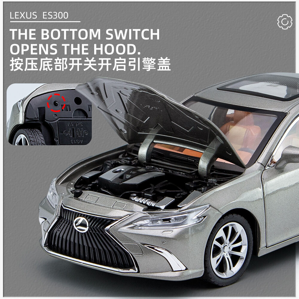 1:24 Lexus Es300h Xe Con Mô Hình Ô Tô Mô Hình Ô Tô Mô Phỏng Hợp Kim Xe Đồ Chơi Trẻ Em Quà Tặng Bé Trai