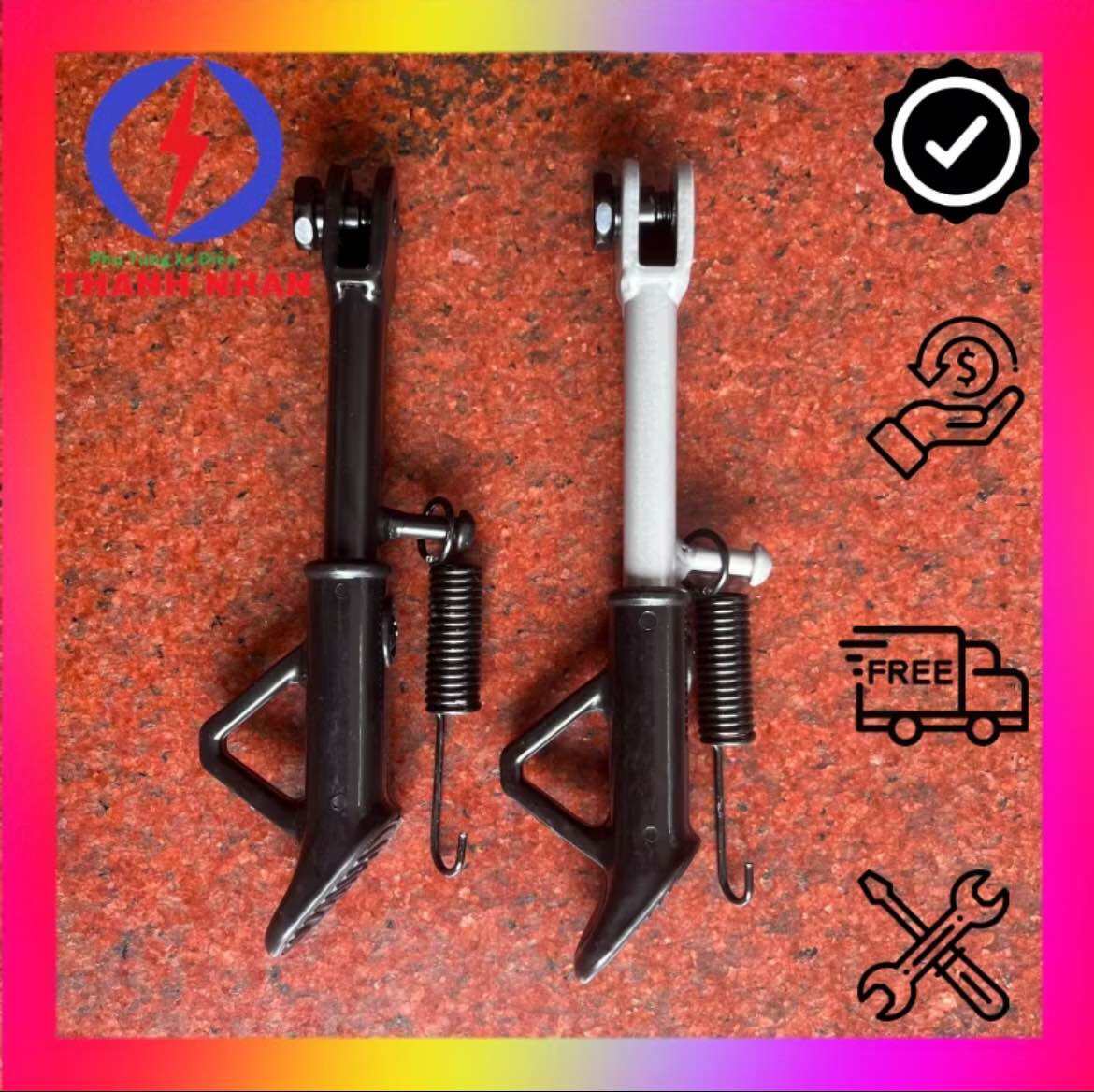 Chân Chống Newbeer Moka Xe Đạp Điện Bánh 14inch Chống Cạnh Chuyên Dụng Cho Xe Điện Moka Newbeer Sk8.
