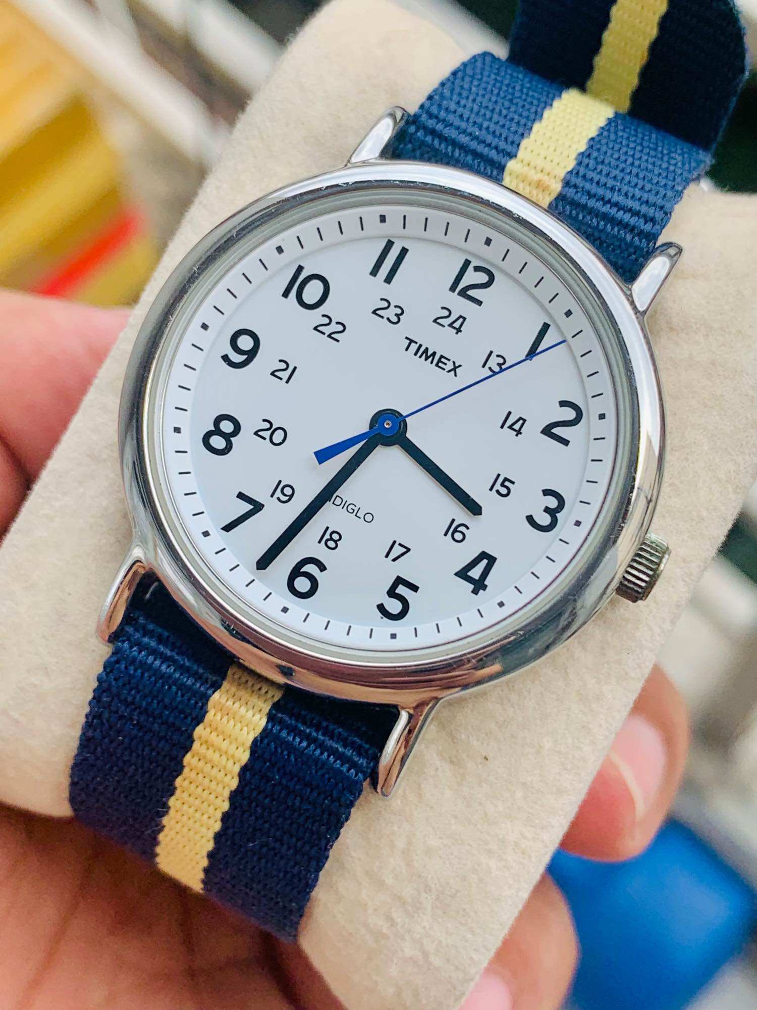 Đồng hồ si nam timex có đèn dạ quang