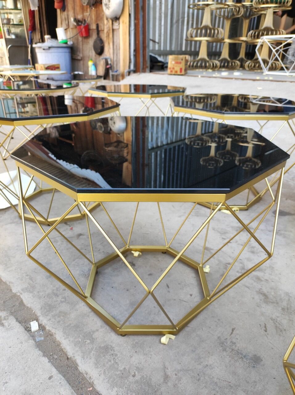 Bàn trà kim cương / bàn sofa