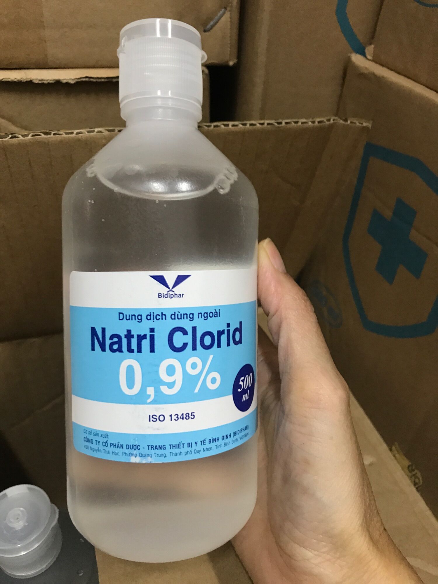 Dung dịch Natri Clorid 0,9% chai 500ml Bidipha