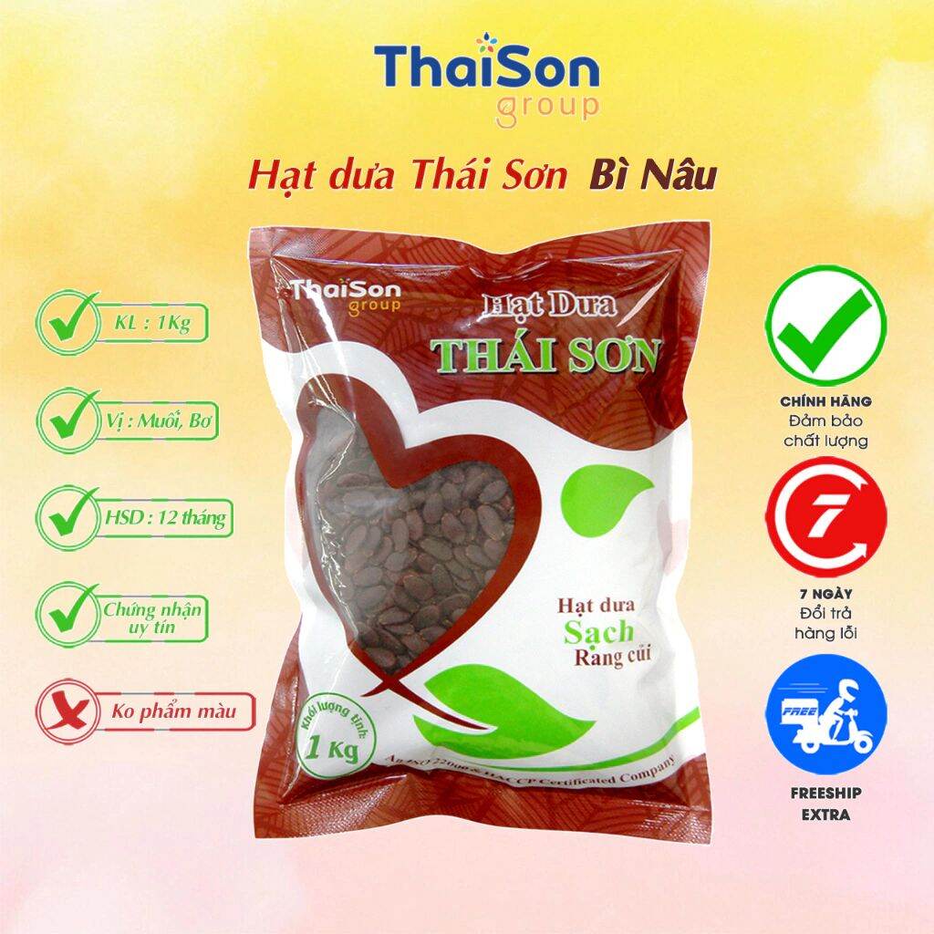 Hạt dưa Thái Sơn to giòn ngon đặc biệt 1 ký
