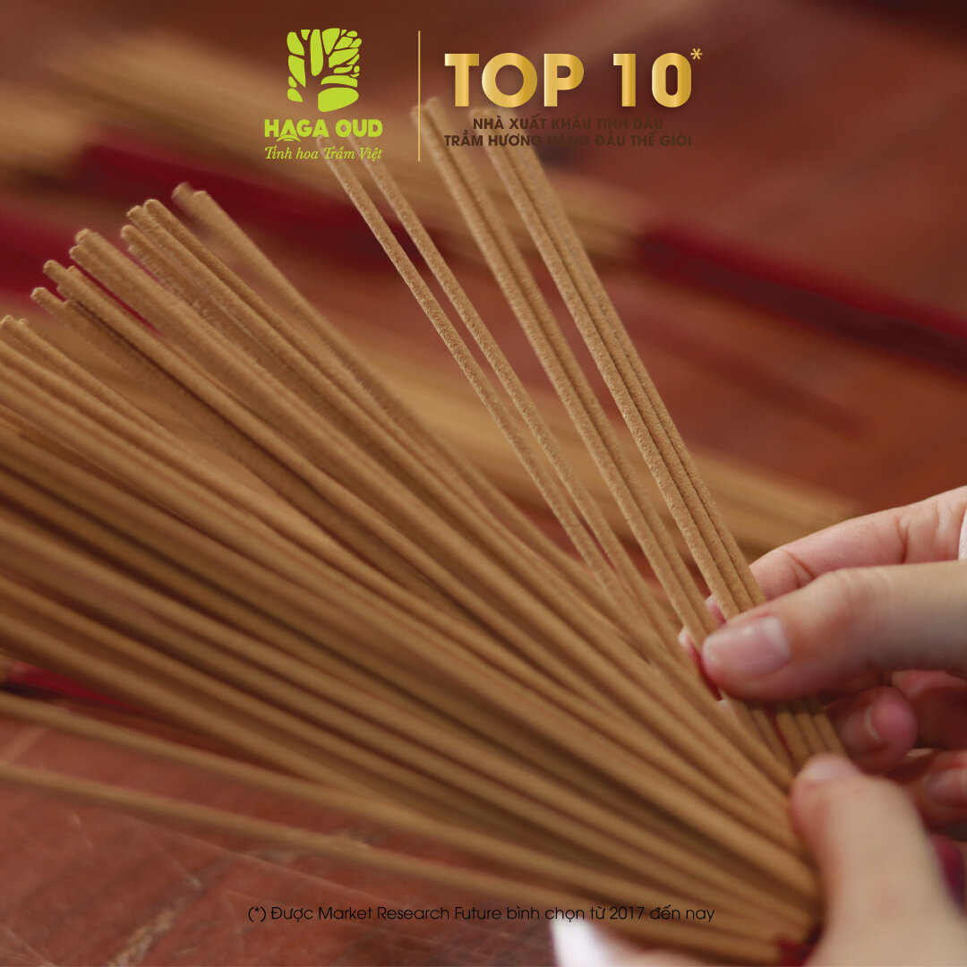 Nhang Trầm HAGA 40cm ( cao cấp ) 50 cây
