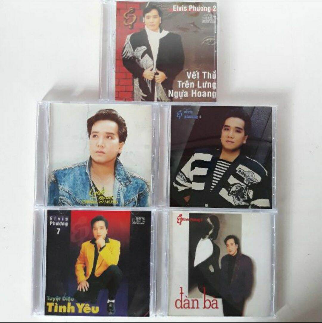 Bộ 5 cd Elvis Phương phono