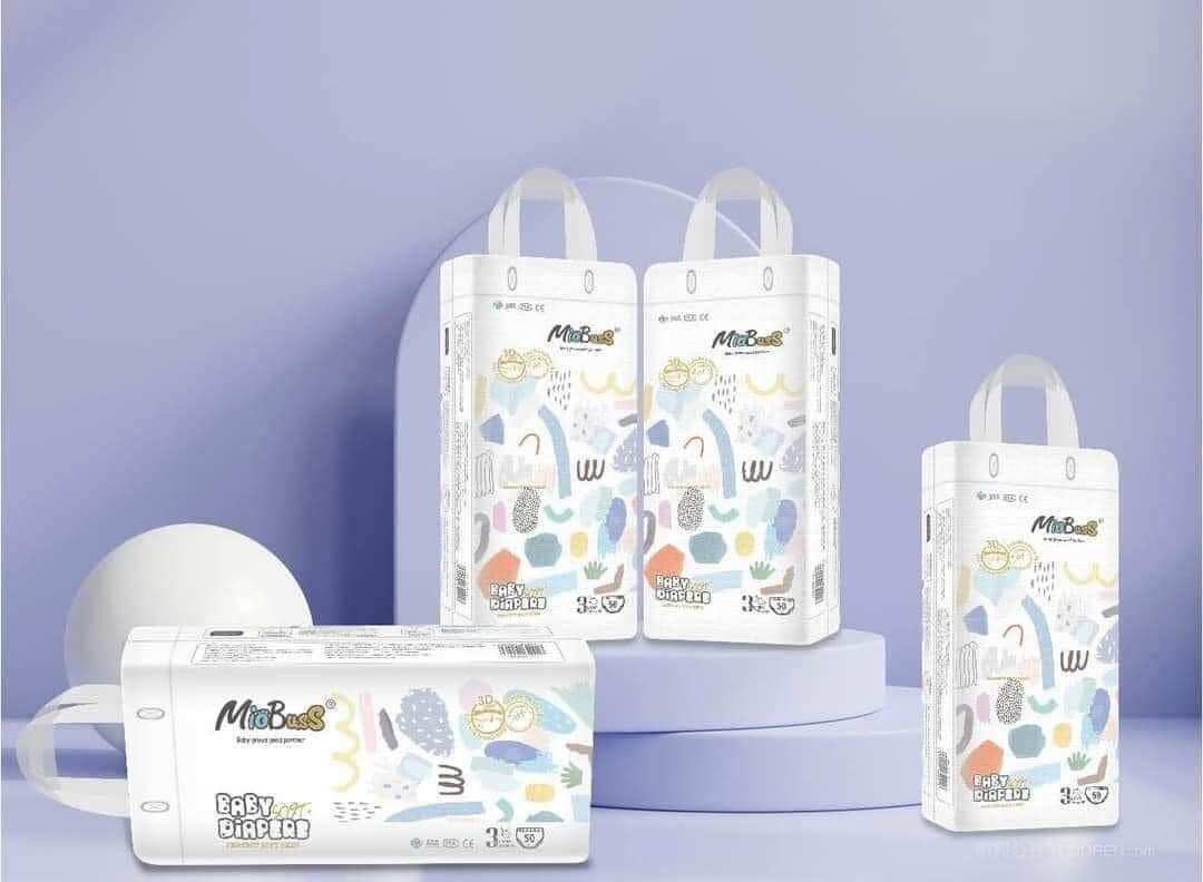 100 MIẾNG BỈM QUẨN CAO CẤP MIOBUSS SIZE L-4XL BO MÔNG CÓ DÁN CUỘN BỈM