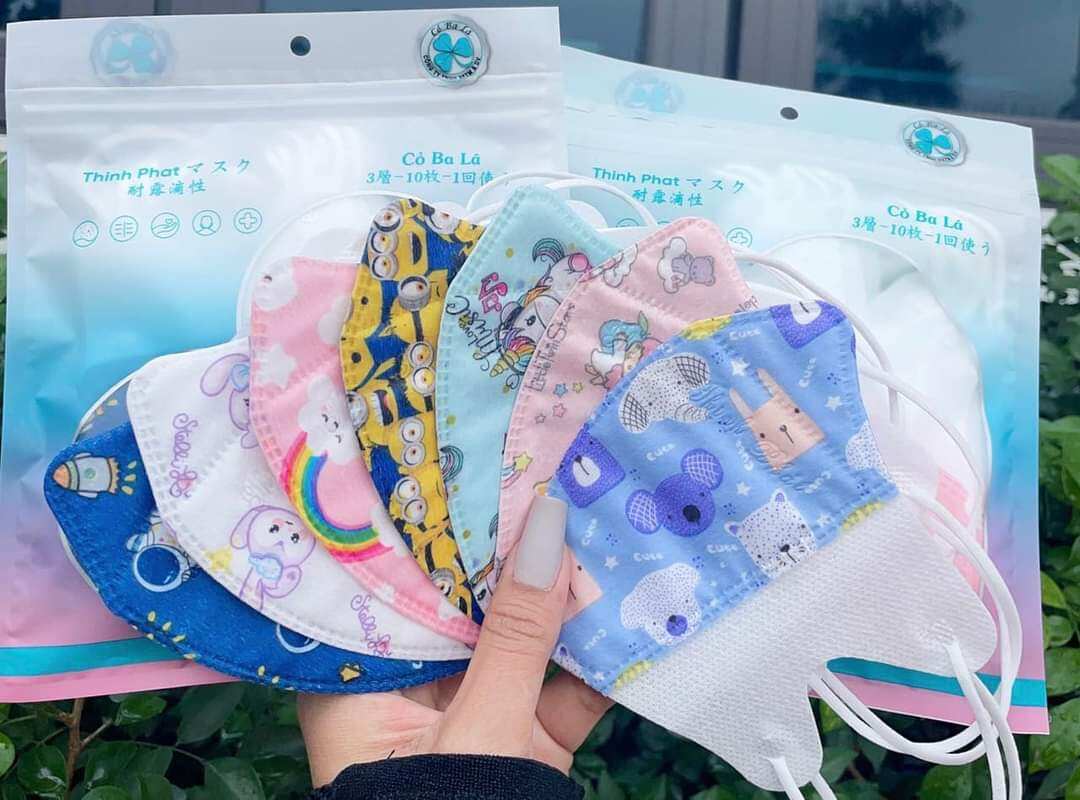 KHẨU TRANG 5D THỊNH PHÁT CHO BÉ (thùng 100c)