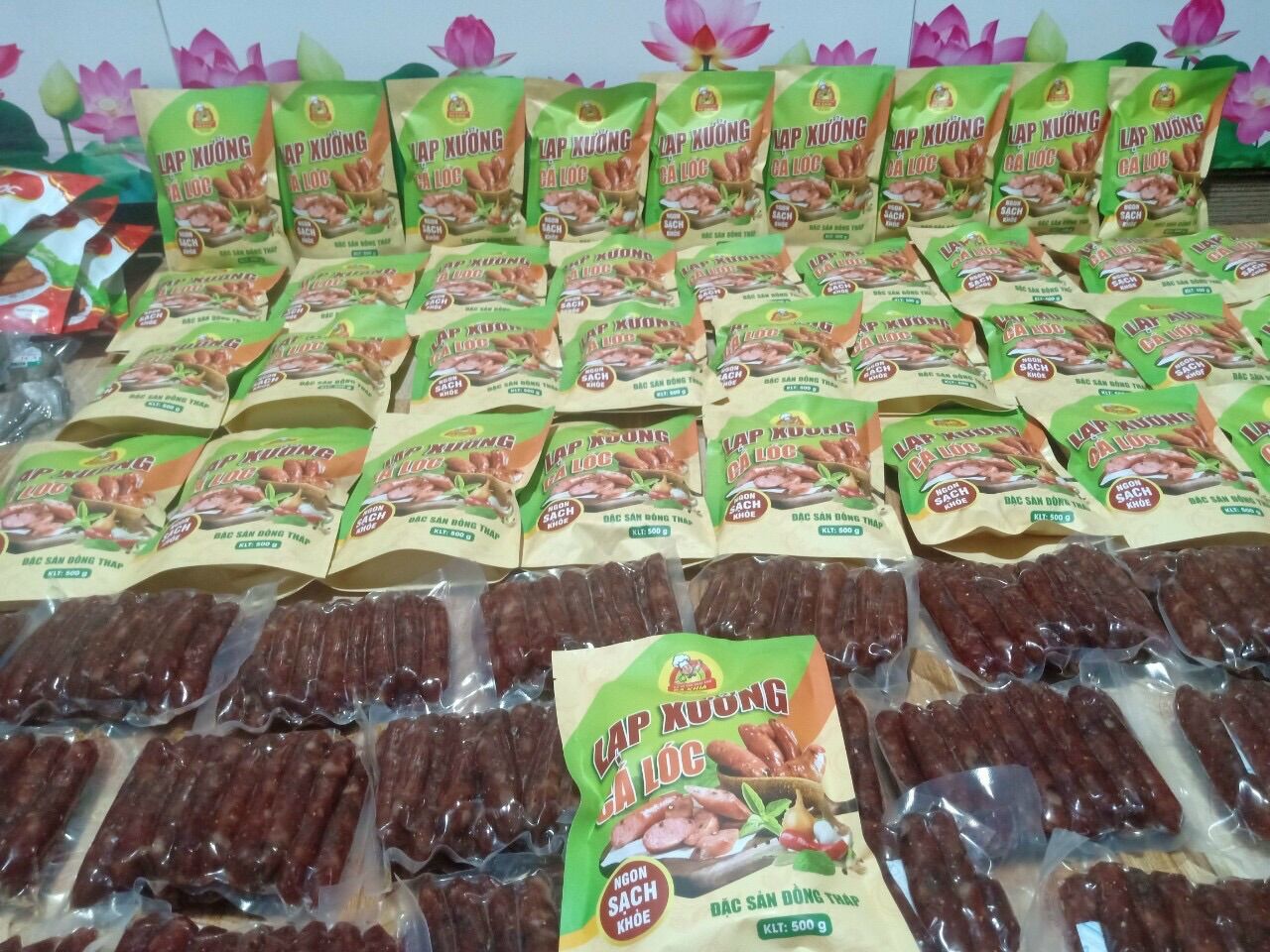Lạp xưởng tươi cá lóc