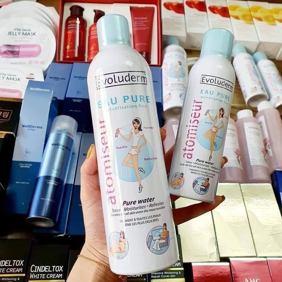 Xịt khoáng evoluderm 400ml