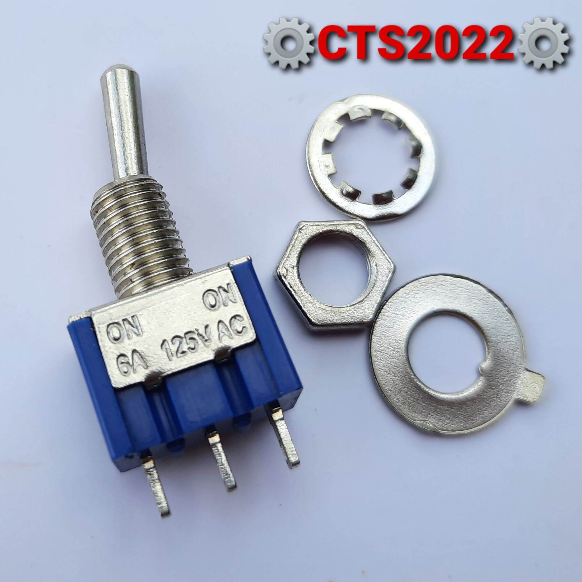 Công tắc tay gạt 125V-6A 3 chân