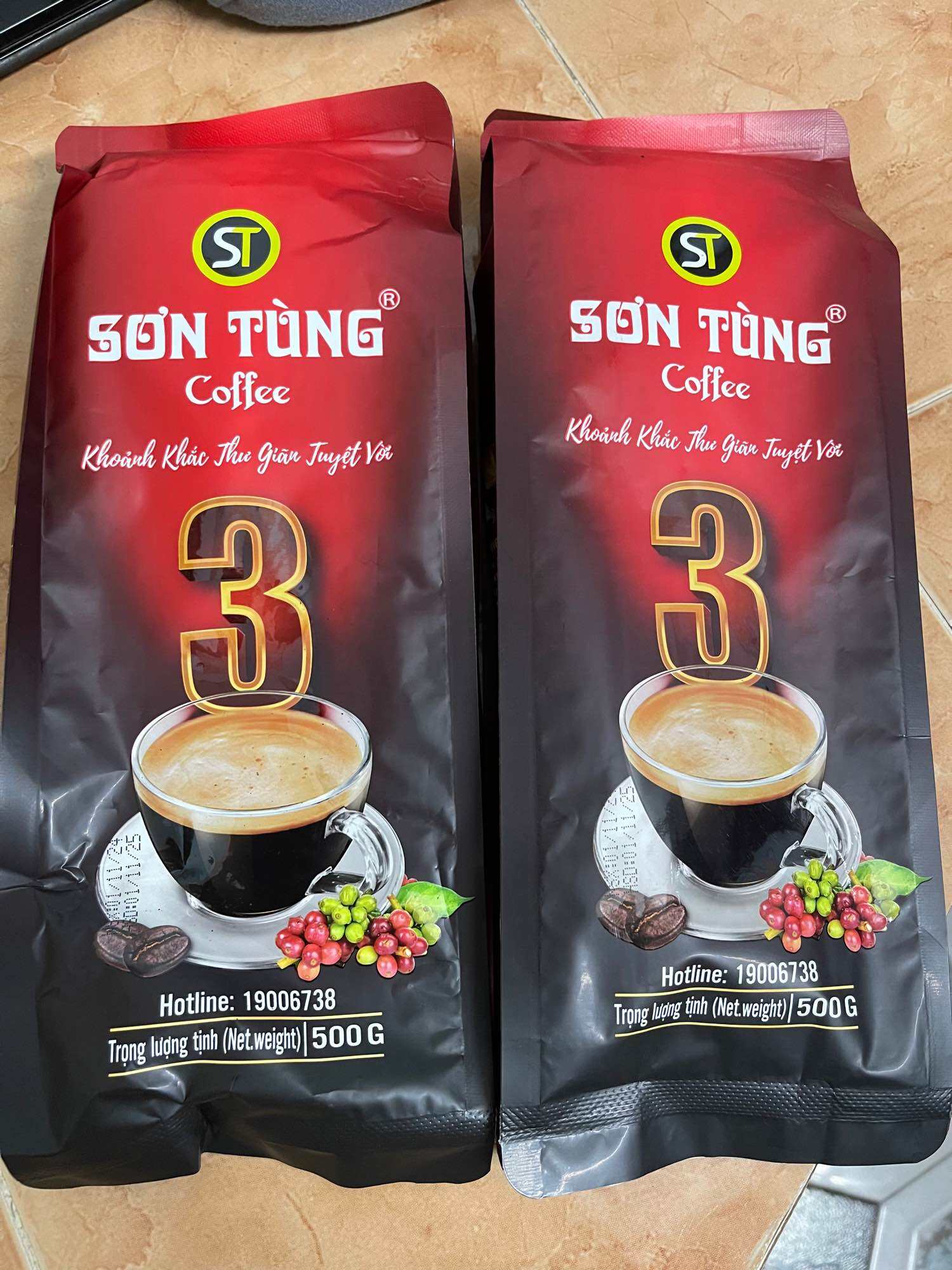 Combo 2 gói cafe Sơn Tùng 3 dùng để pha cafe hoặc dùng để làm nguyên liệu cho các món ăn khác