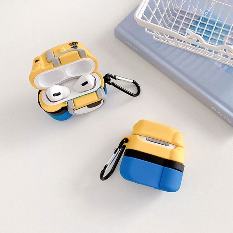 Case Airpods 1/2/pro Hình Máy Ảnh Minions