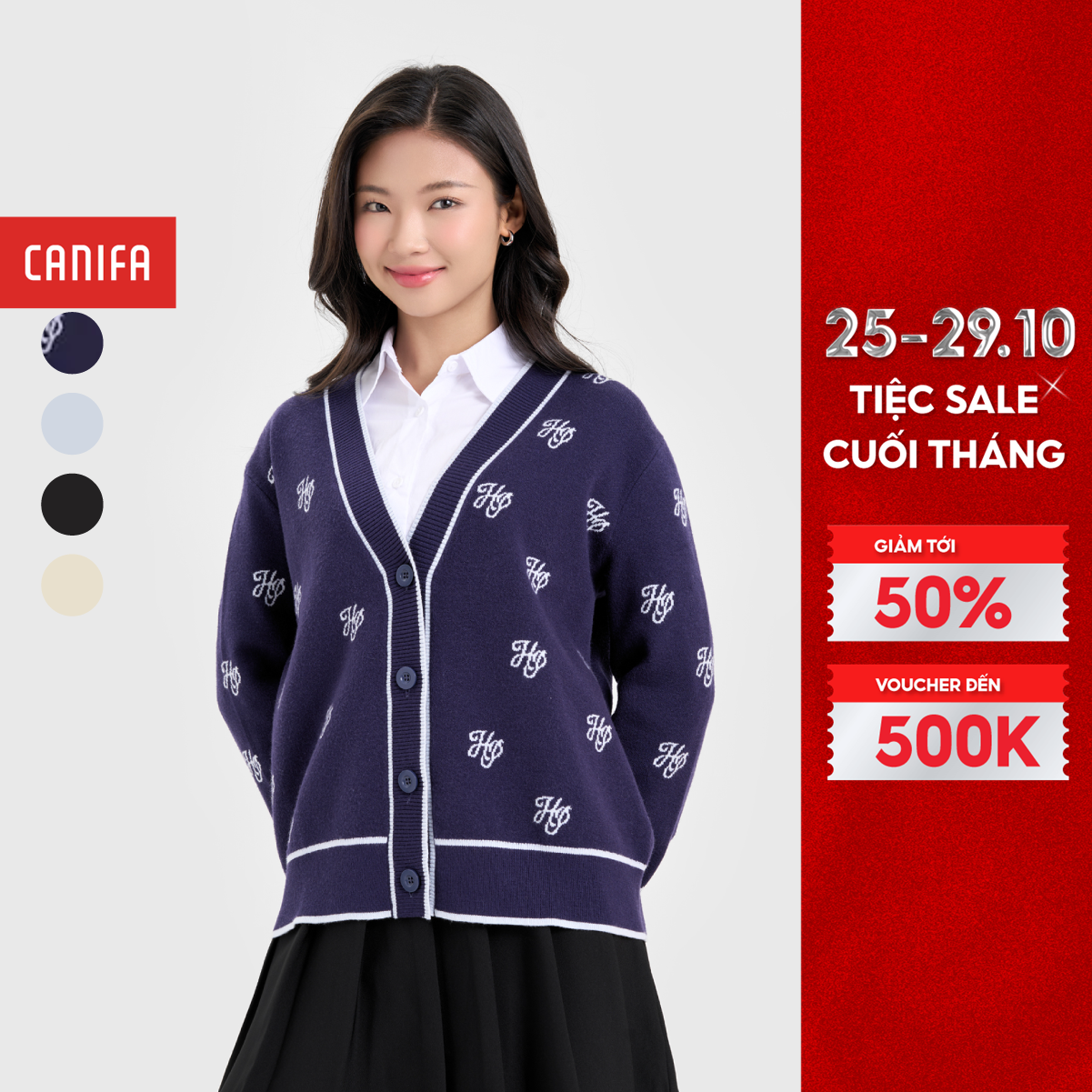 Áo cardigan nữ CANIFA 6TC24W001