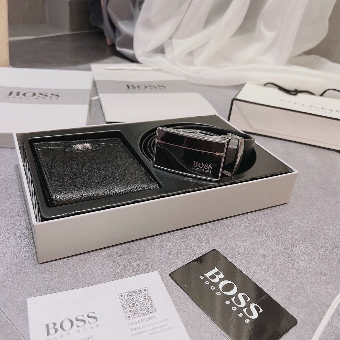 [Fullbox] Combo ví và thắt lưng boss sang xịn