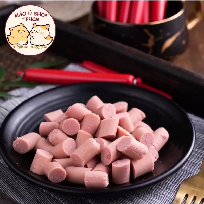 [COMBO 100 - 200 QUE] XÚC XÍCH DINH DƯỠNG CHO CHÓ MÈO