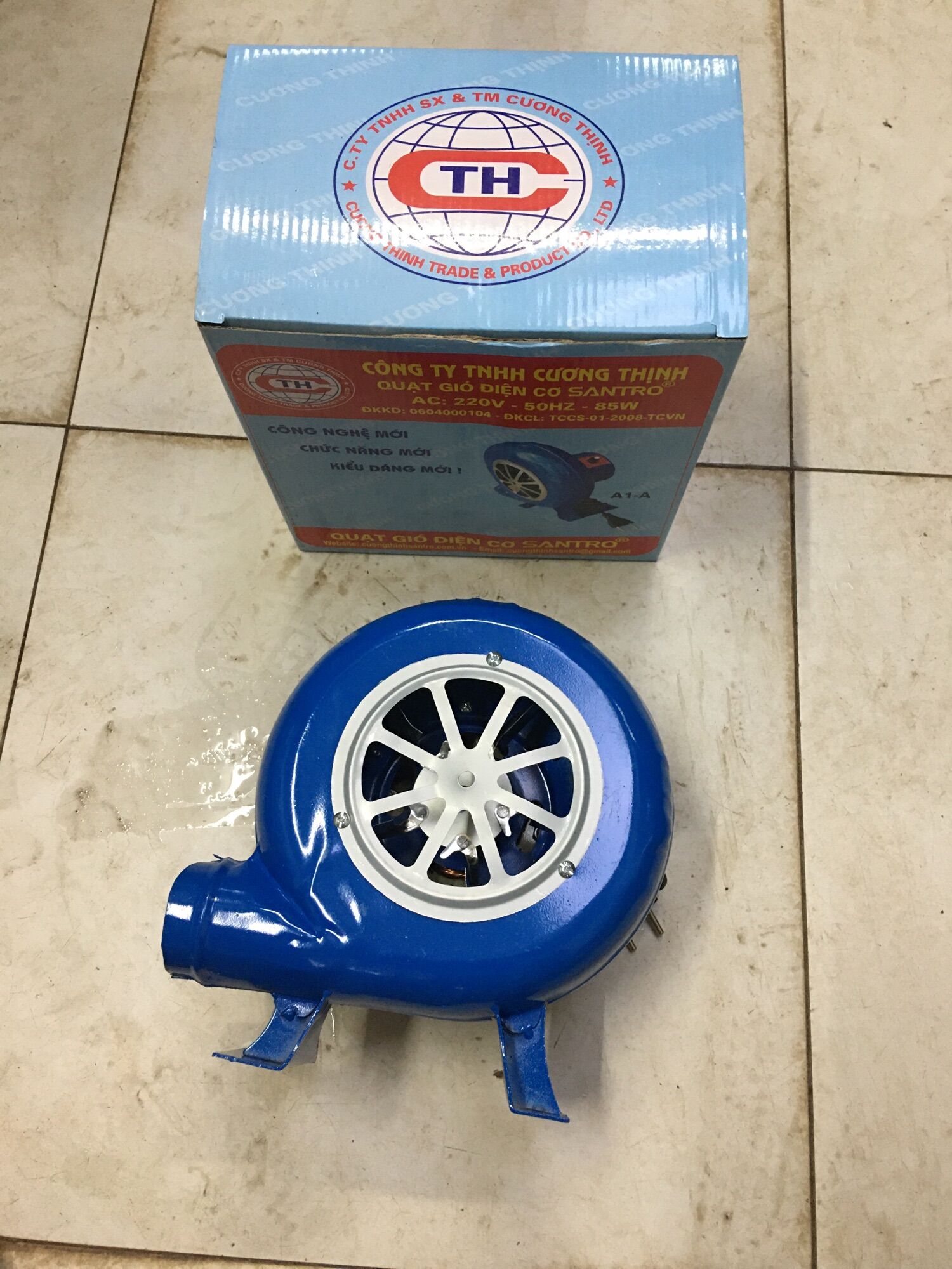 KHÒ GIÓ BẾP LÒ TO BỰ BẦU TÔN 85w A1A