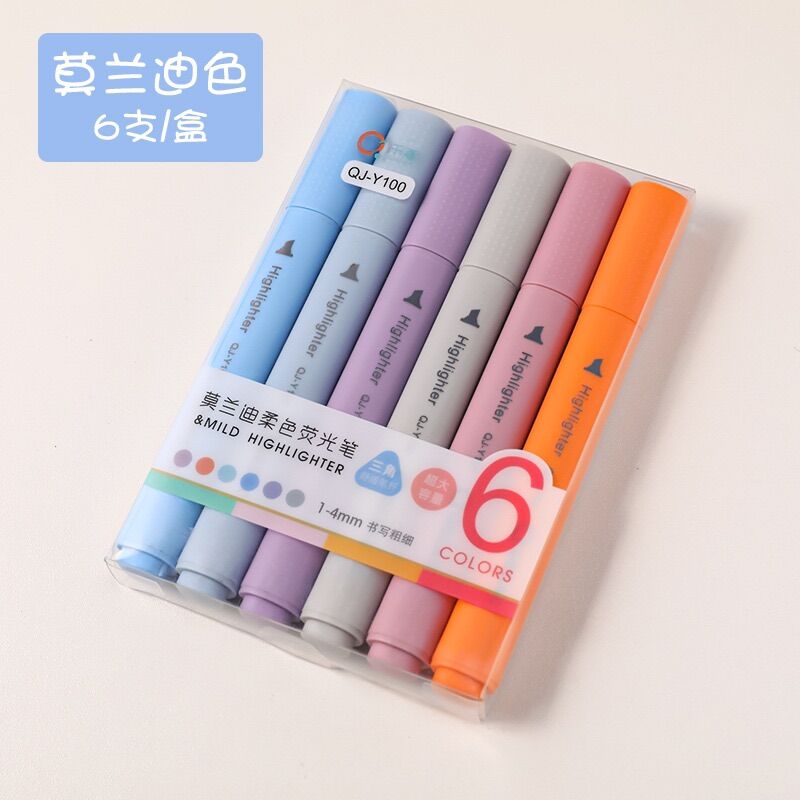 🌸Set 6 bút highlight màu sắc morandi macaron dễ thương🌸