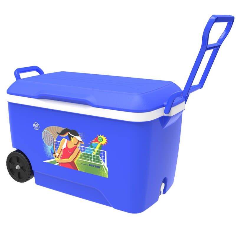 THÙNG ĐÁ DUY TÂN 60L CÓ BÁNH XE