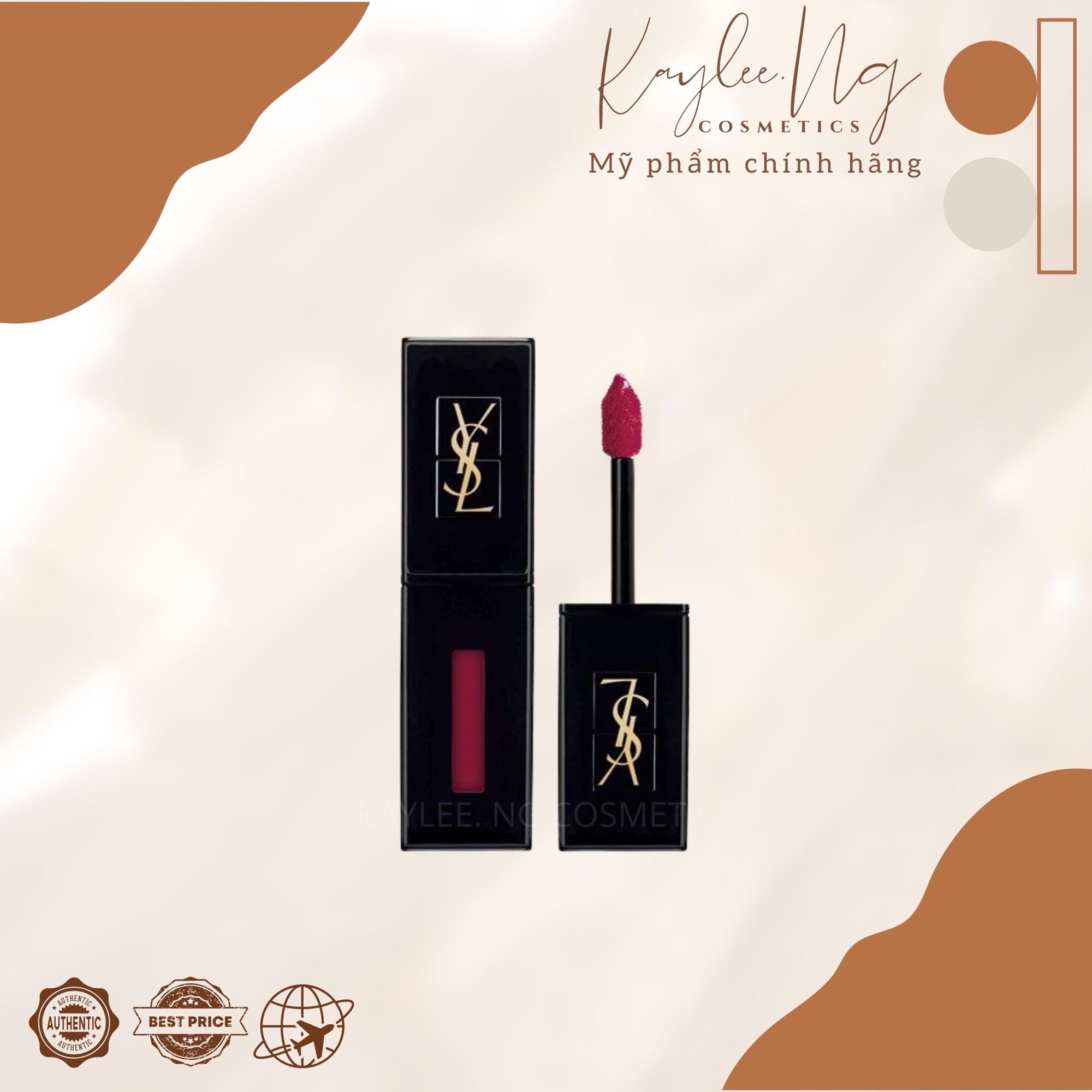 Son kem bóng ysl vinyl cream lip stain