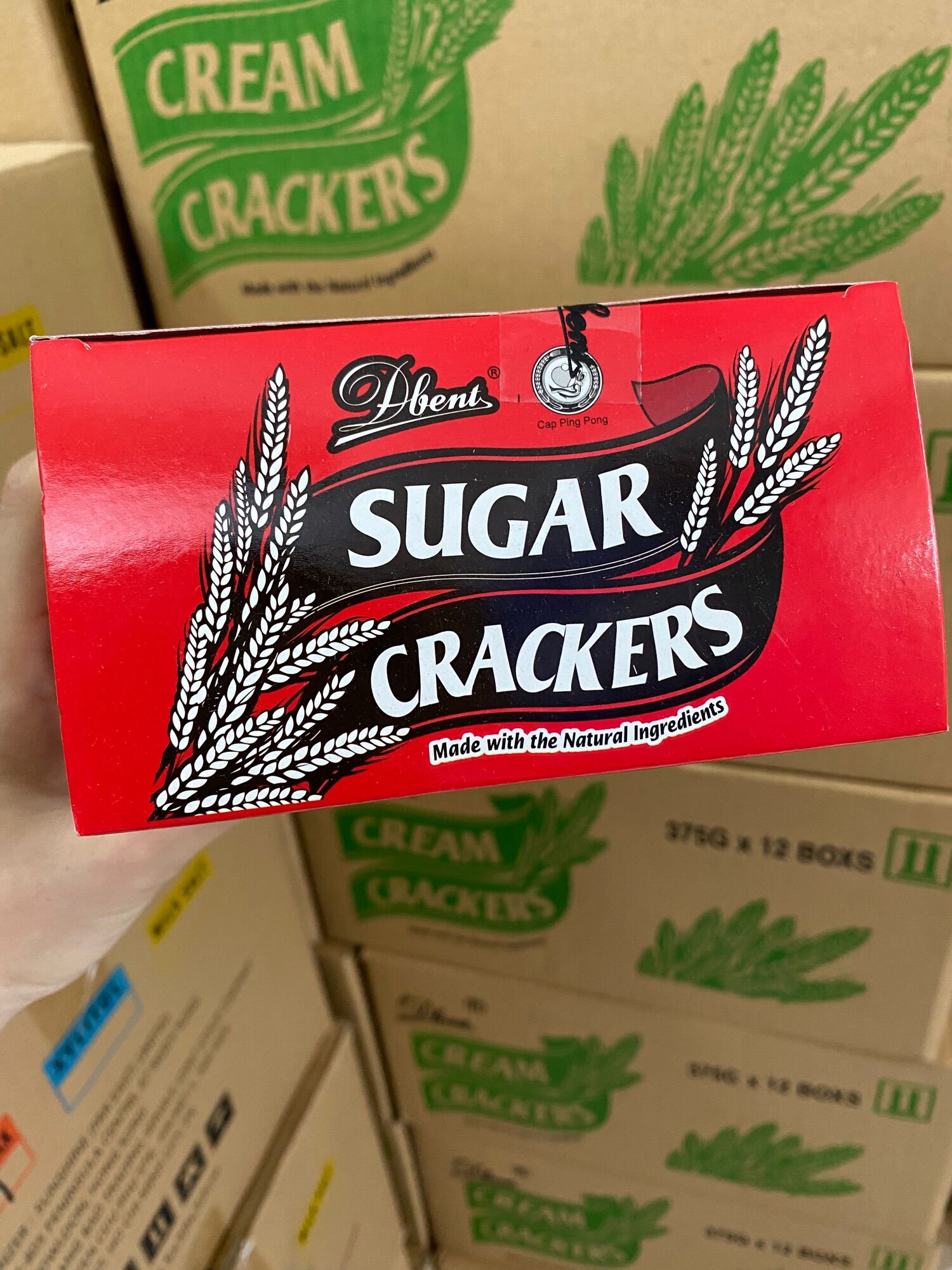 Bánh Lúa Đường Dbent Sugar Crackers (Hộp 375g-đỏ)