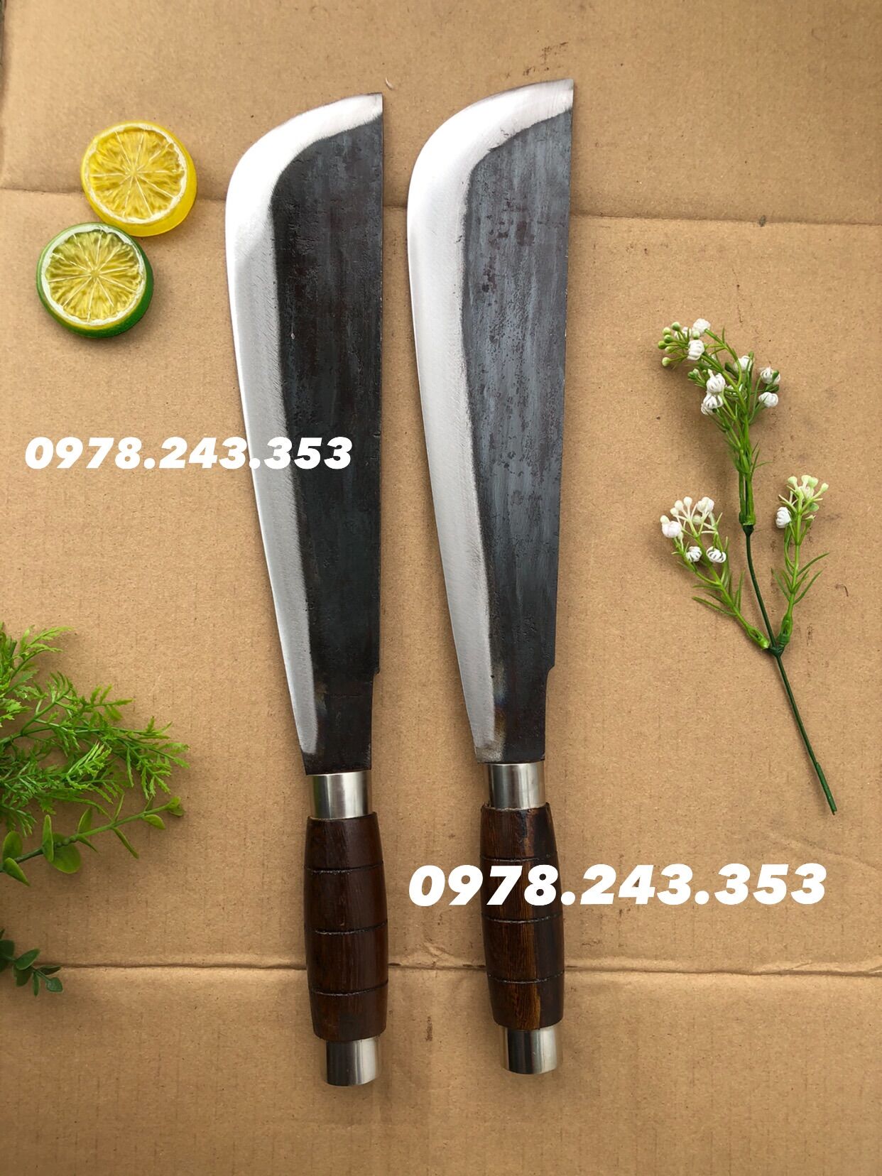 Dao yếm chặt dừa chuẩn chất nhíp ô tô- bao chặt các loại