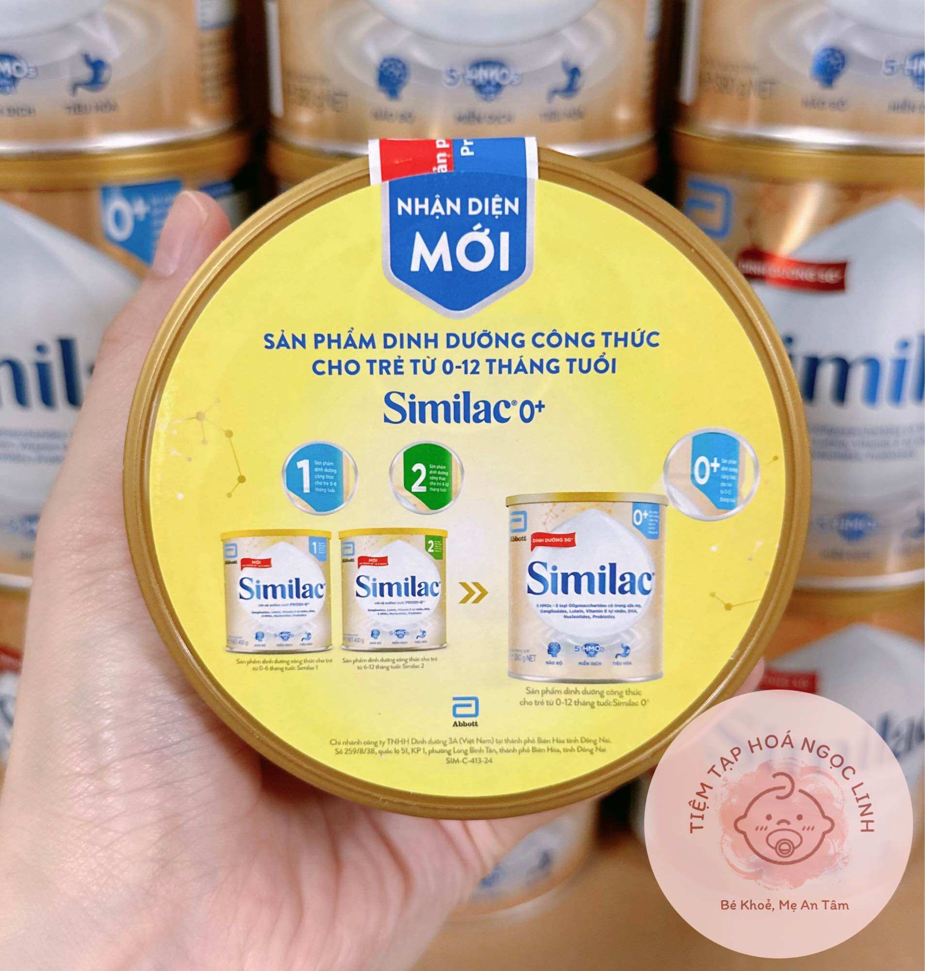 [MẪU MỚI] Sữa bột SIMILAC IQ HMO 1 (0-12 tháng tuổi) 380g