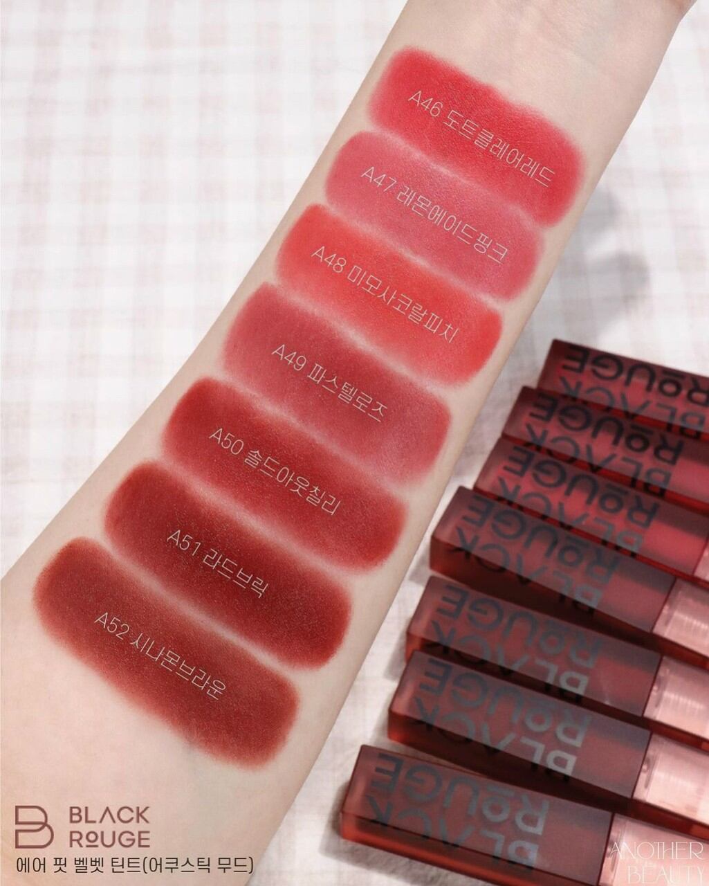 (TL CẬN DATE - A33 đến A52) Son Black Rouge Air Fit Velvet Tint