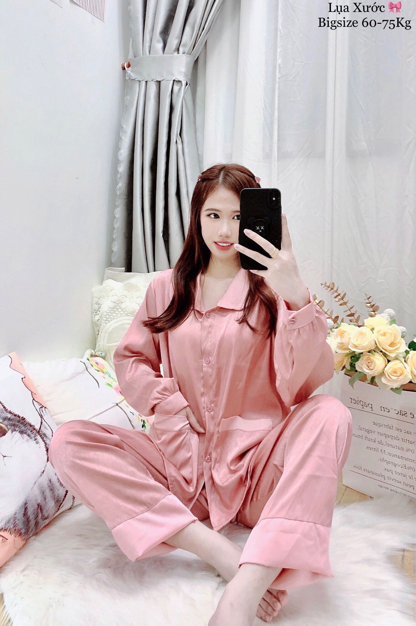 Đồ Bộ Gấm Cao Cấp Bigsize 55-75kg R