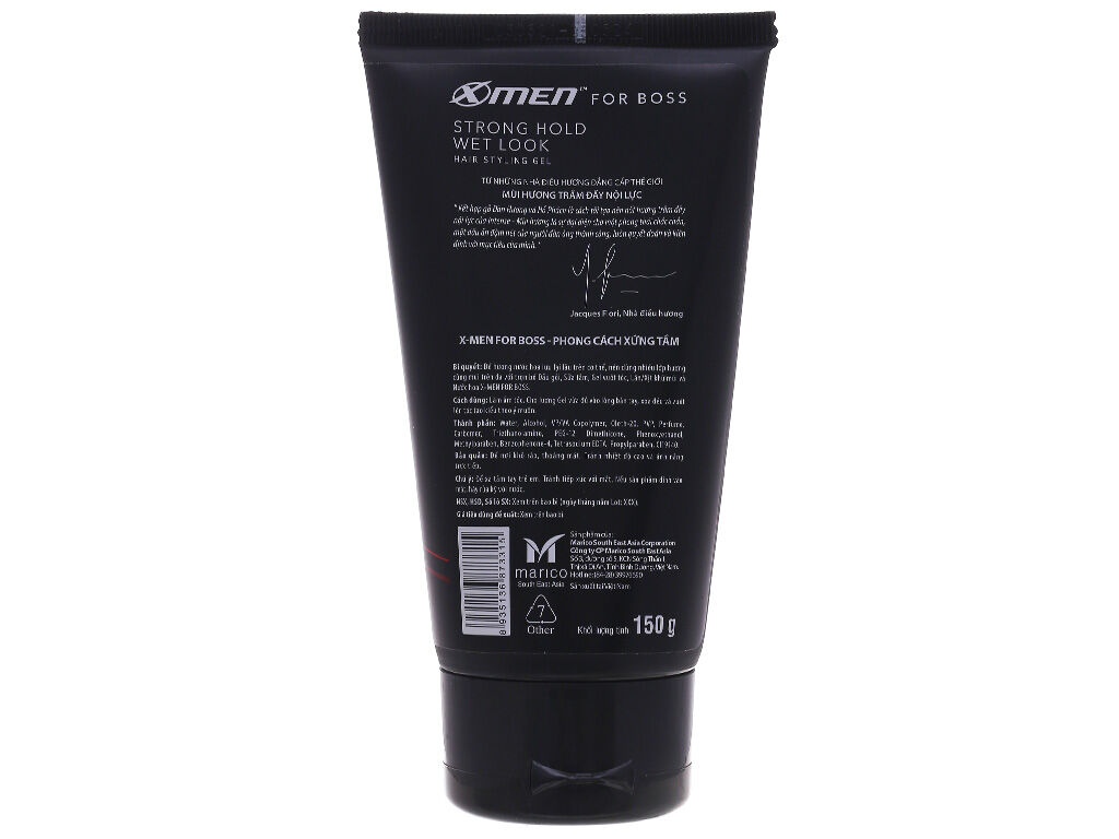 Gel vuốt tóc Xmen For Boss Super Strong Hold Intense 150g