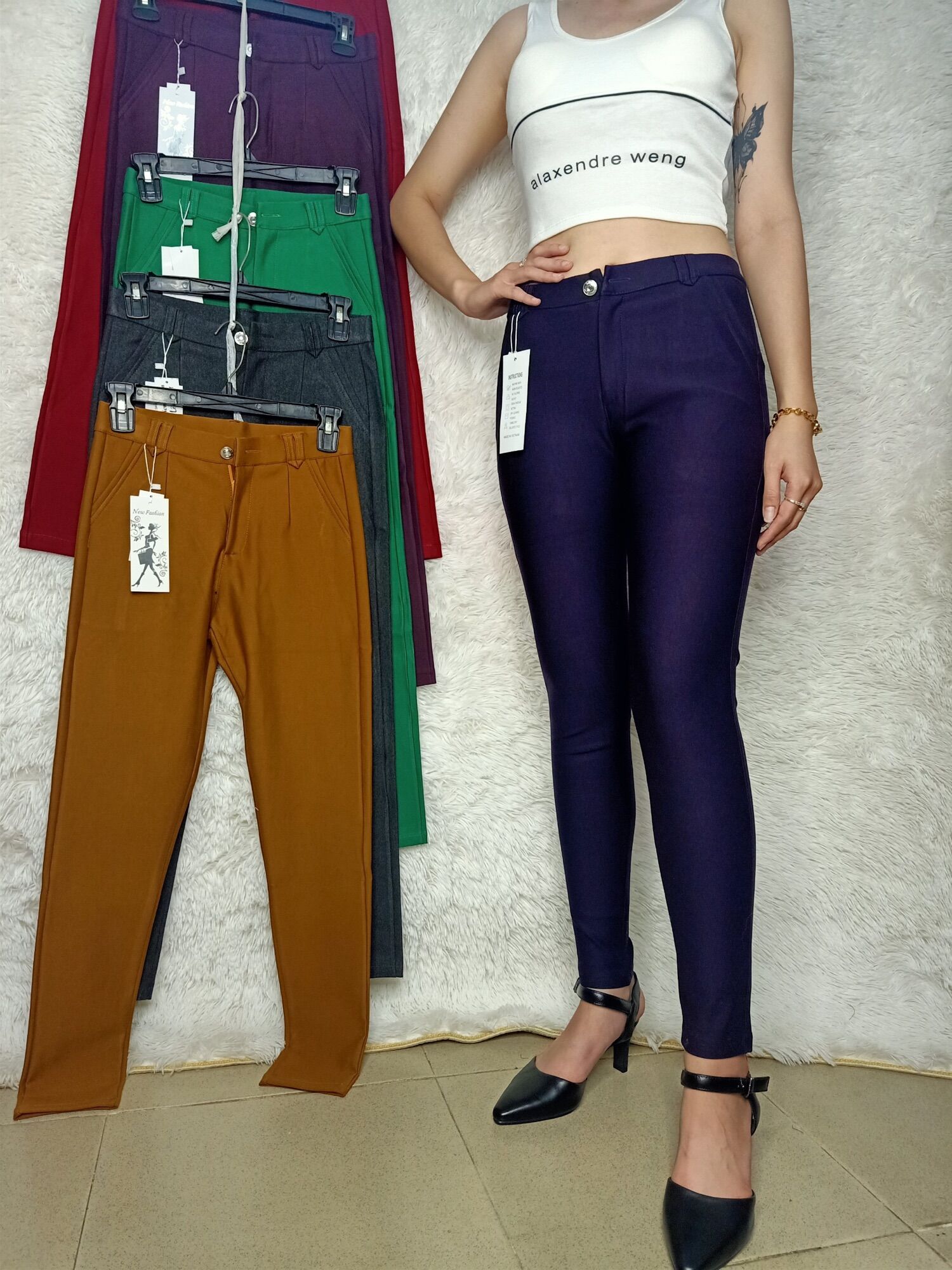 QUẦN COTTON 4 CHIỀU XỊN