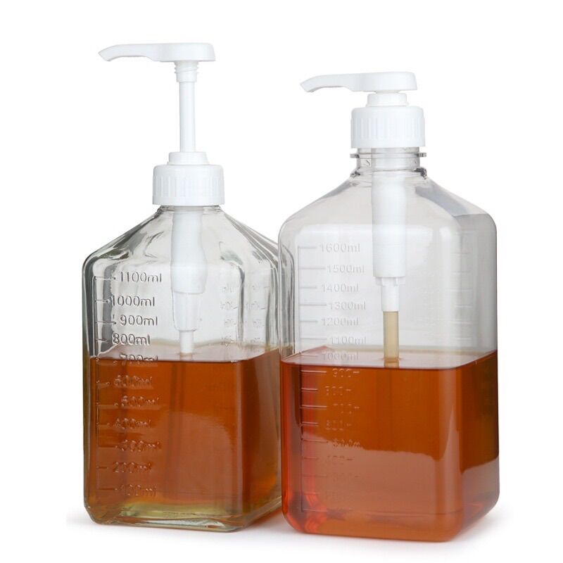 Bình đựng syrup nhựa cao cấp 1l6 - có kèm vòi