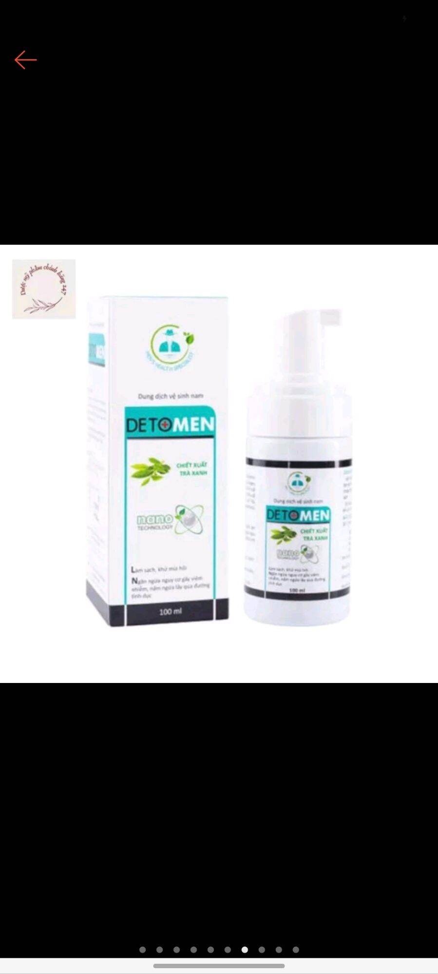 dung dịch vệ sinh nam detomen lọ 50ml